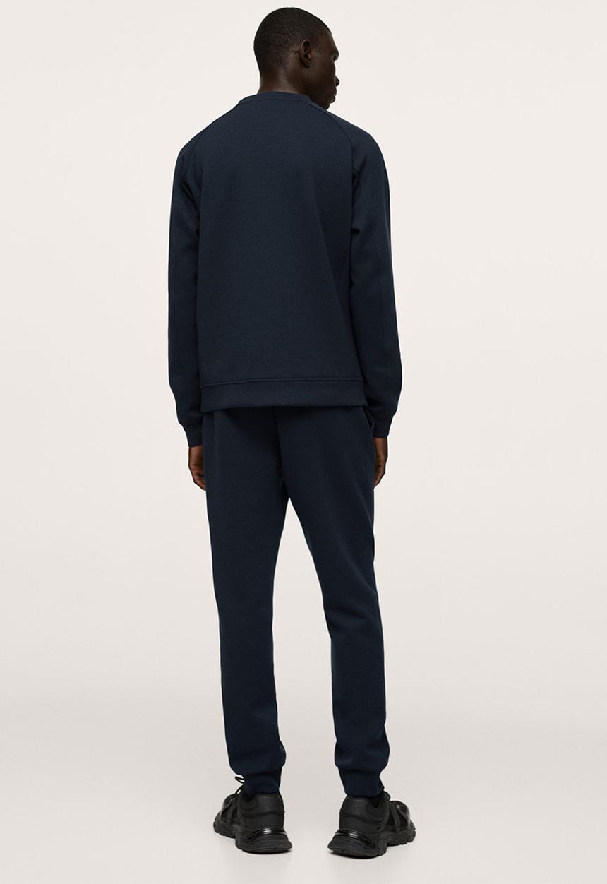 MANGO - Ibizac Pockets Thermoregulating Sweatshirt - Navy