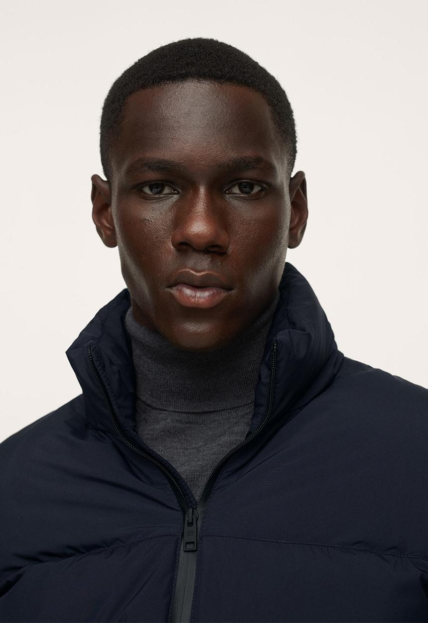 MANGO - Doli Thermoregulating Puff Jacket- Navy