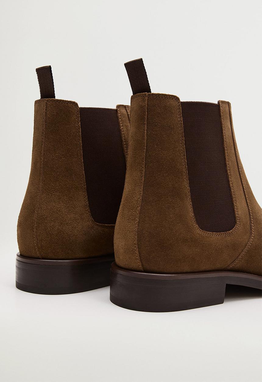 MANGO - Ankle boots chelserr - light brown