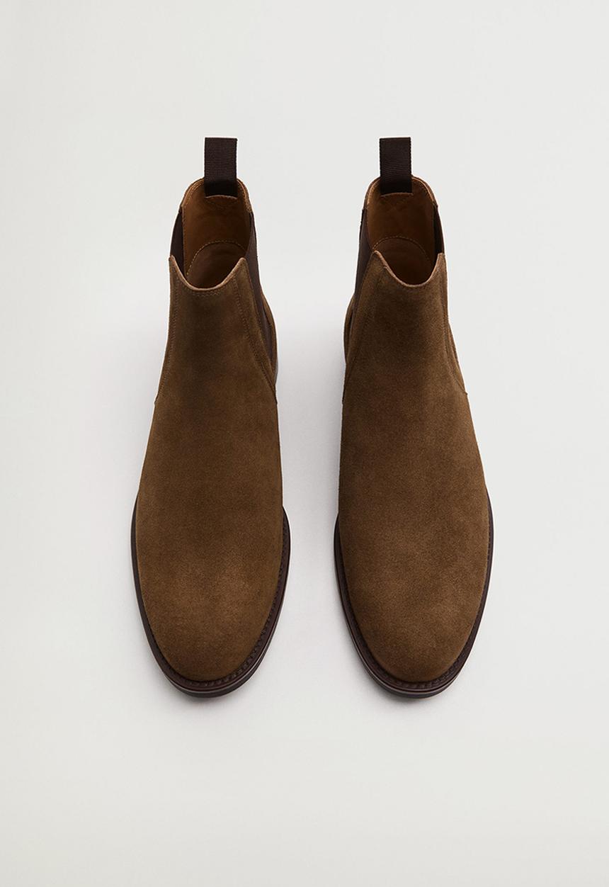 MANGO - Ankle boots chelserr - light brown