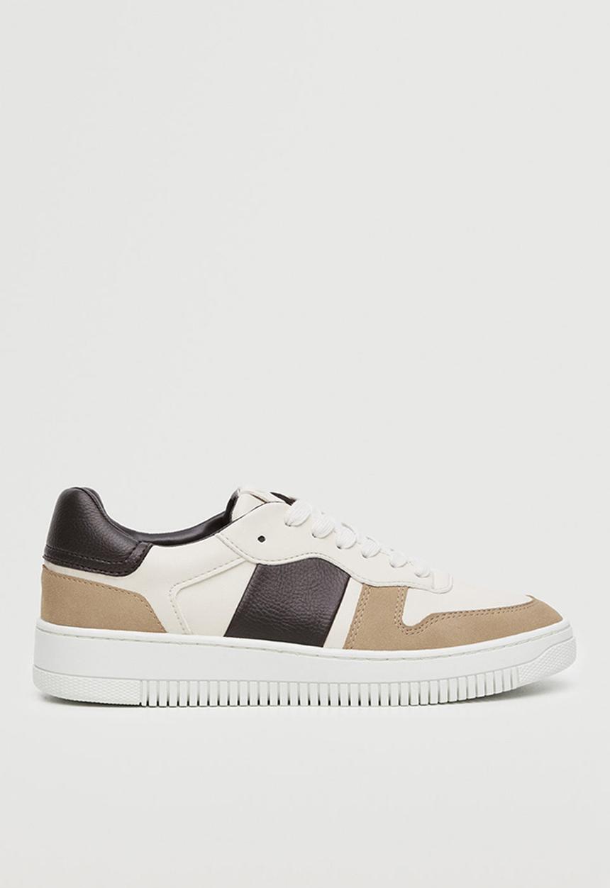 MANGO - Sport shoes maxim - brown & white 