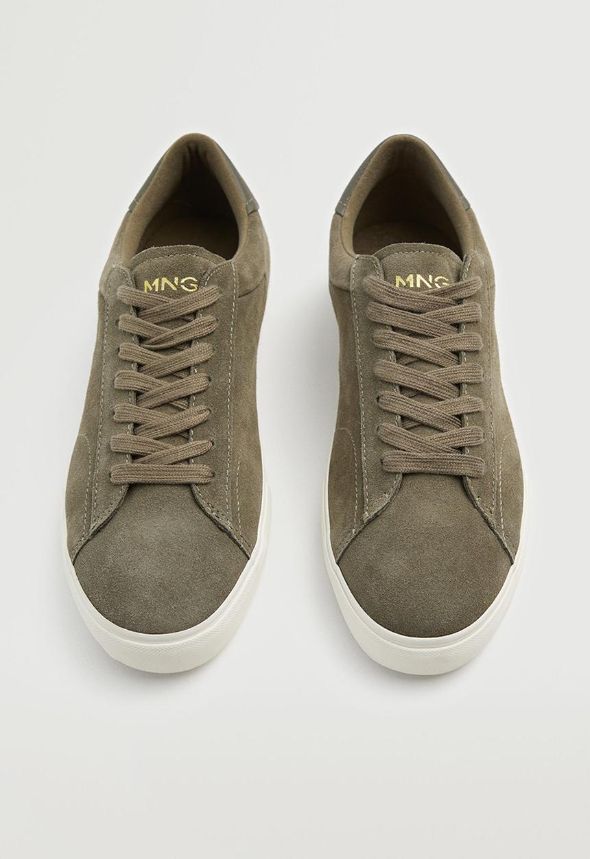MANGO - Sport shoes metrosue - beige & khaki