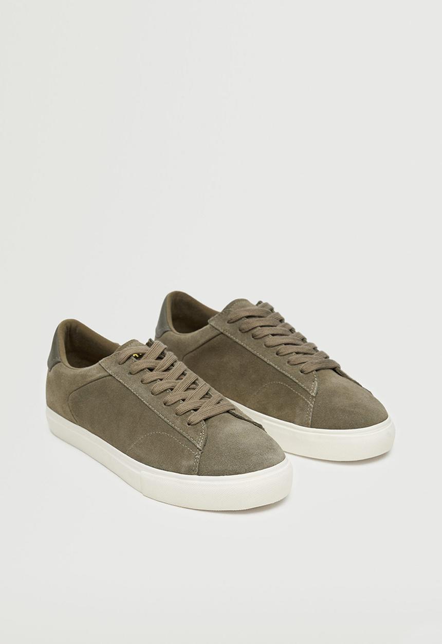 MANGO - Sport shoes metrosue - beige & khaki