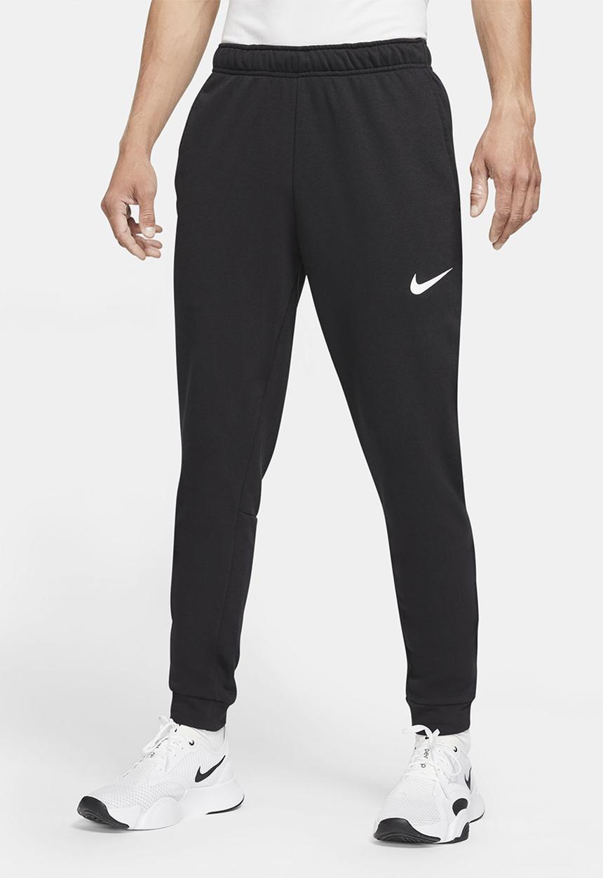 Nike - Dri-FIT Men's Tapered Training Trousers - Black & White