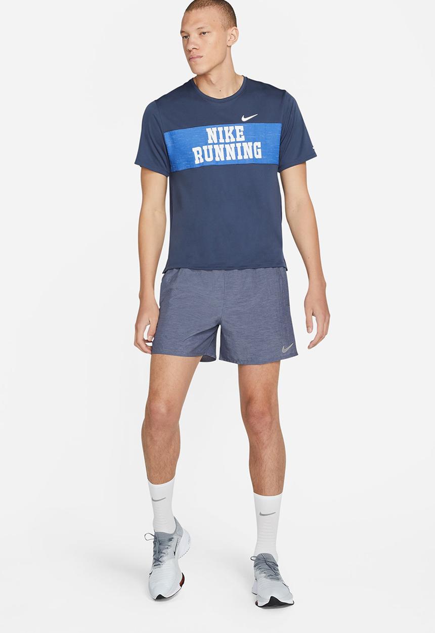 Nike - Challenger Brief-Lined 5” Running Shorts - Obsidian