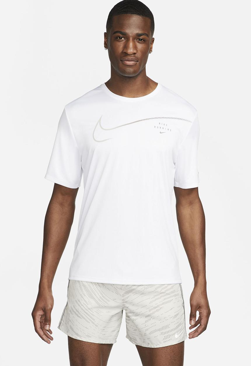 Nike - Dri-FIT Division Miler Men's Running T-Shirt- White
