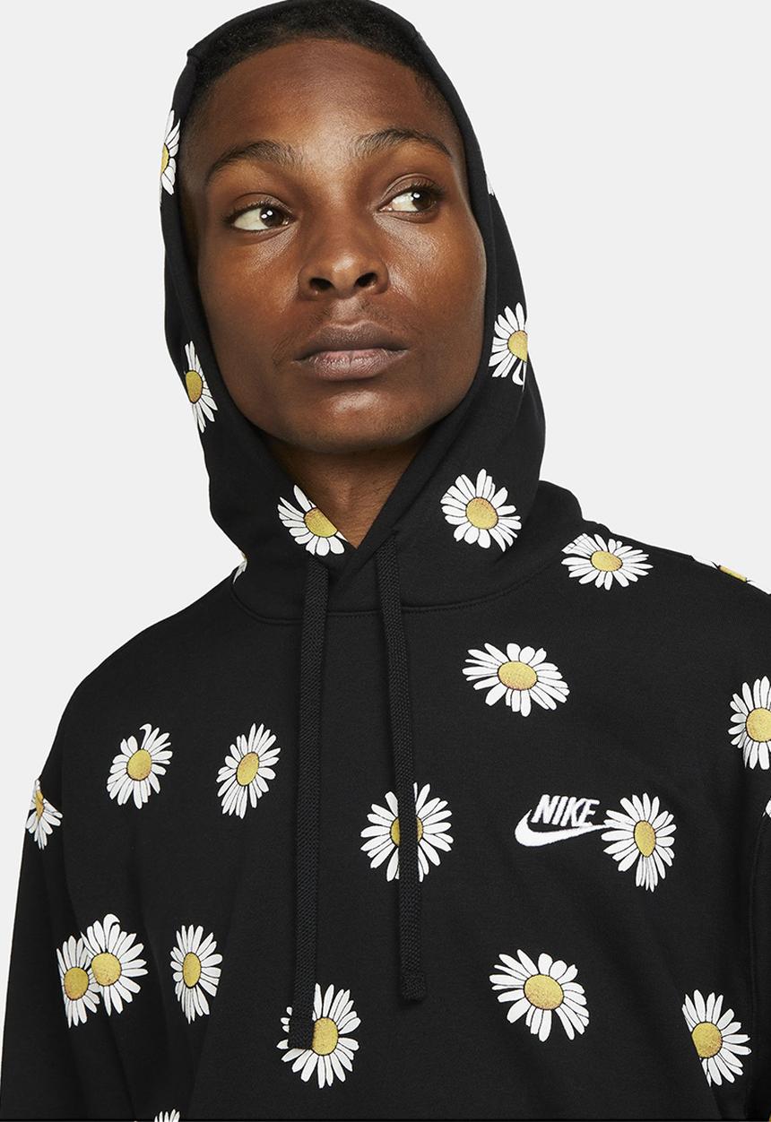 Nike - NSW  Sport Essentials+ Men's French Terry Hoodie -  Black & White