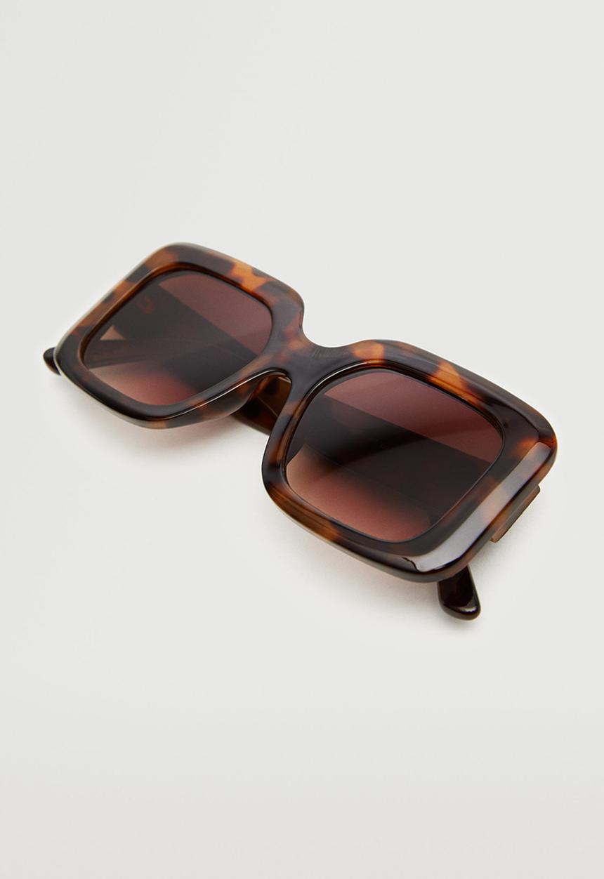 MANGO - Acetate frame sunglasses - chocolate