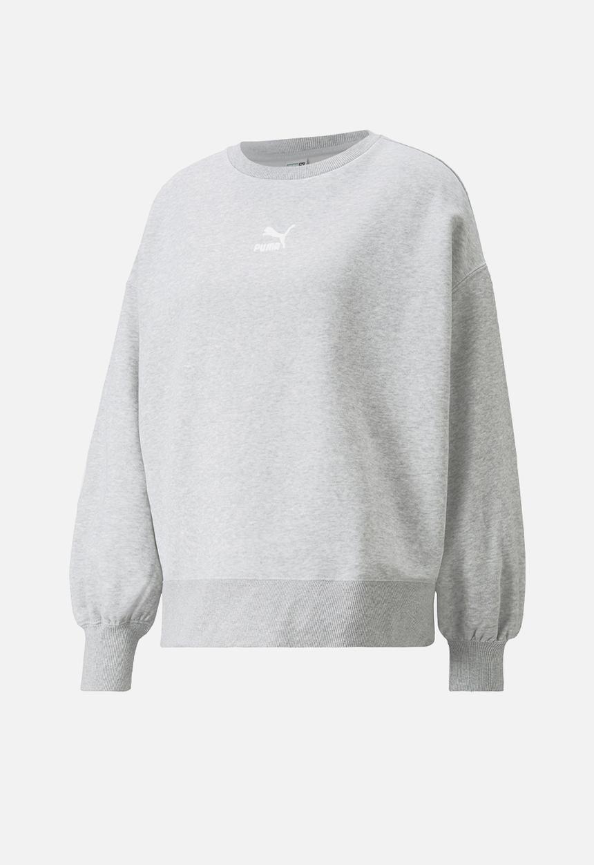 PUMA - Classic oversized crew - light grey heather