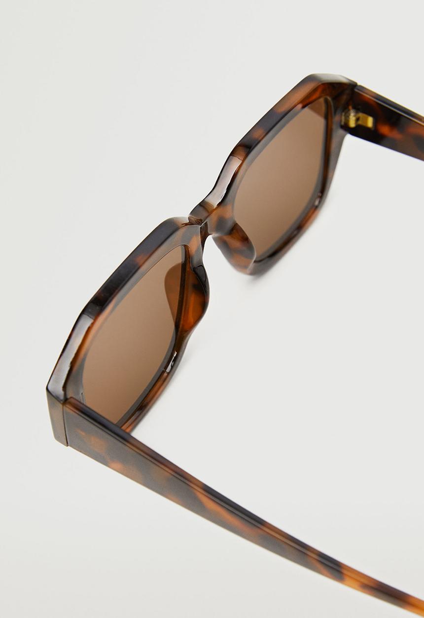MANGO - Acetate frame sunglasses - chocolate
