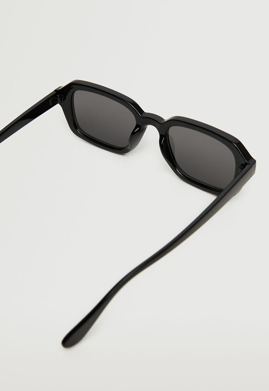 MANGO - Acetate frame sunglasses - black
