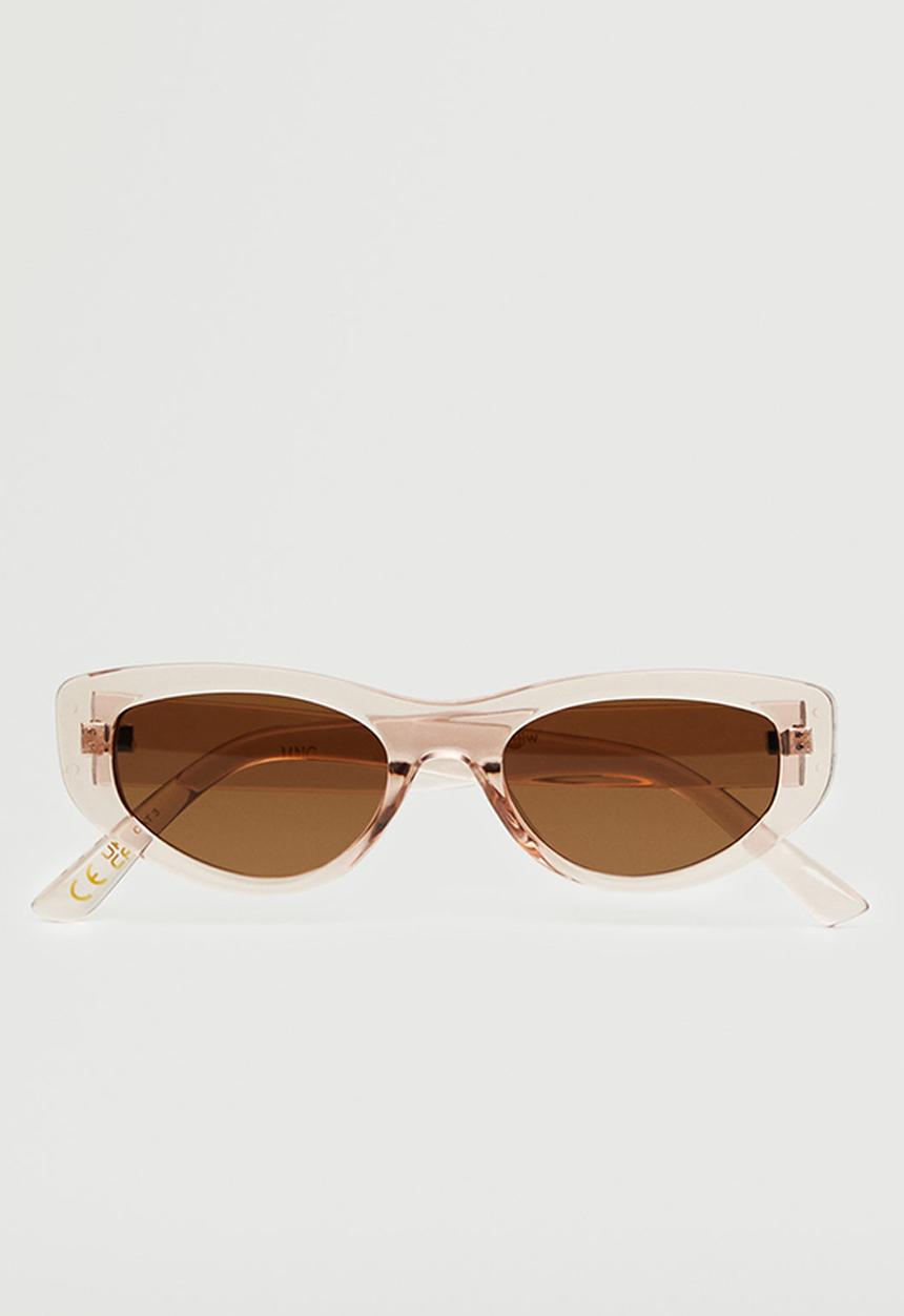 MANGO - Clear frame sunglasses - pastel pink