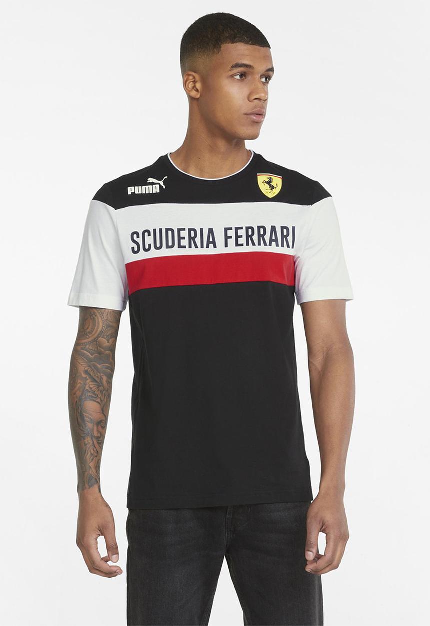 PUMA - Scuderia Ferrari Race SDS Tee- Black