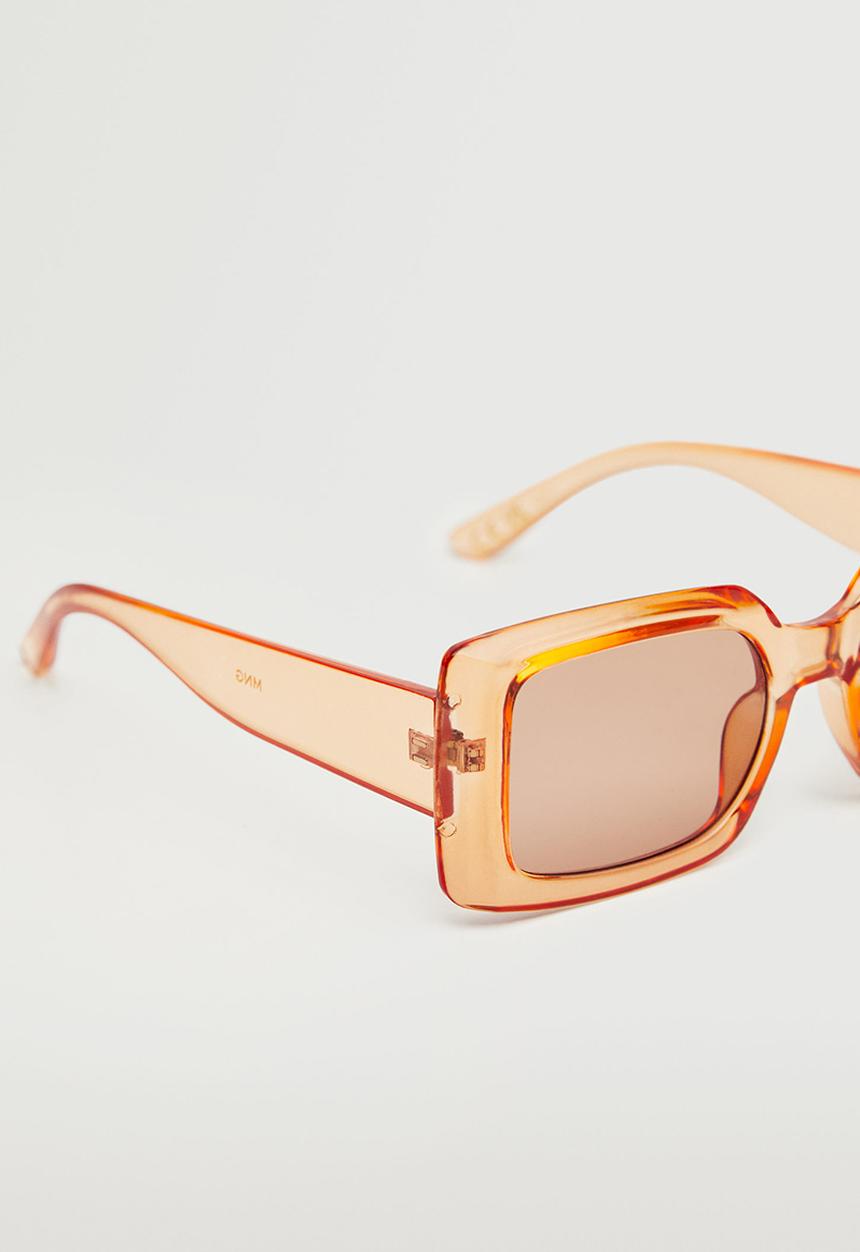 MANGO - Clear frame sunglasses - orange