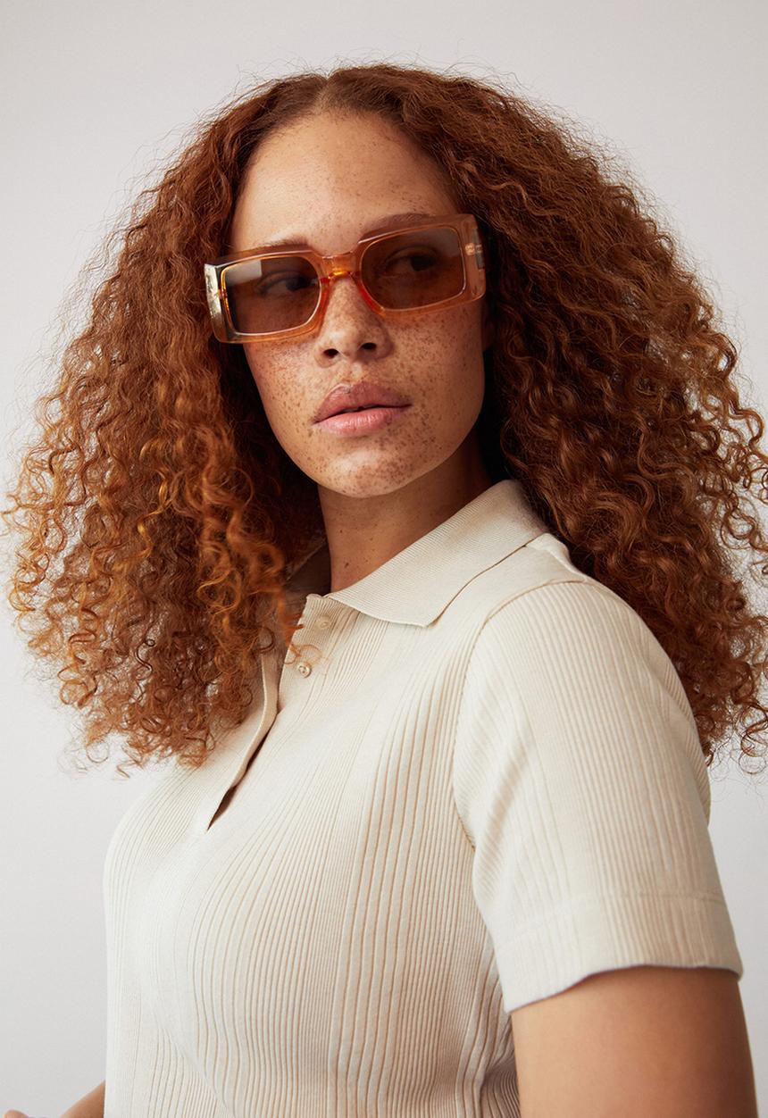 MANGO - Clear frame sunglasses - orange