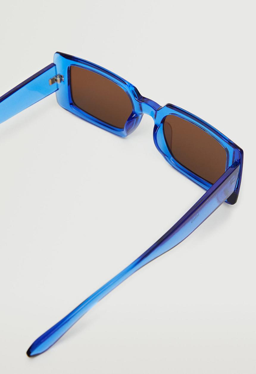 MANGO - Clear frame sunglasses - blue