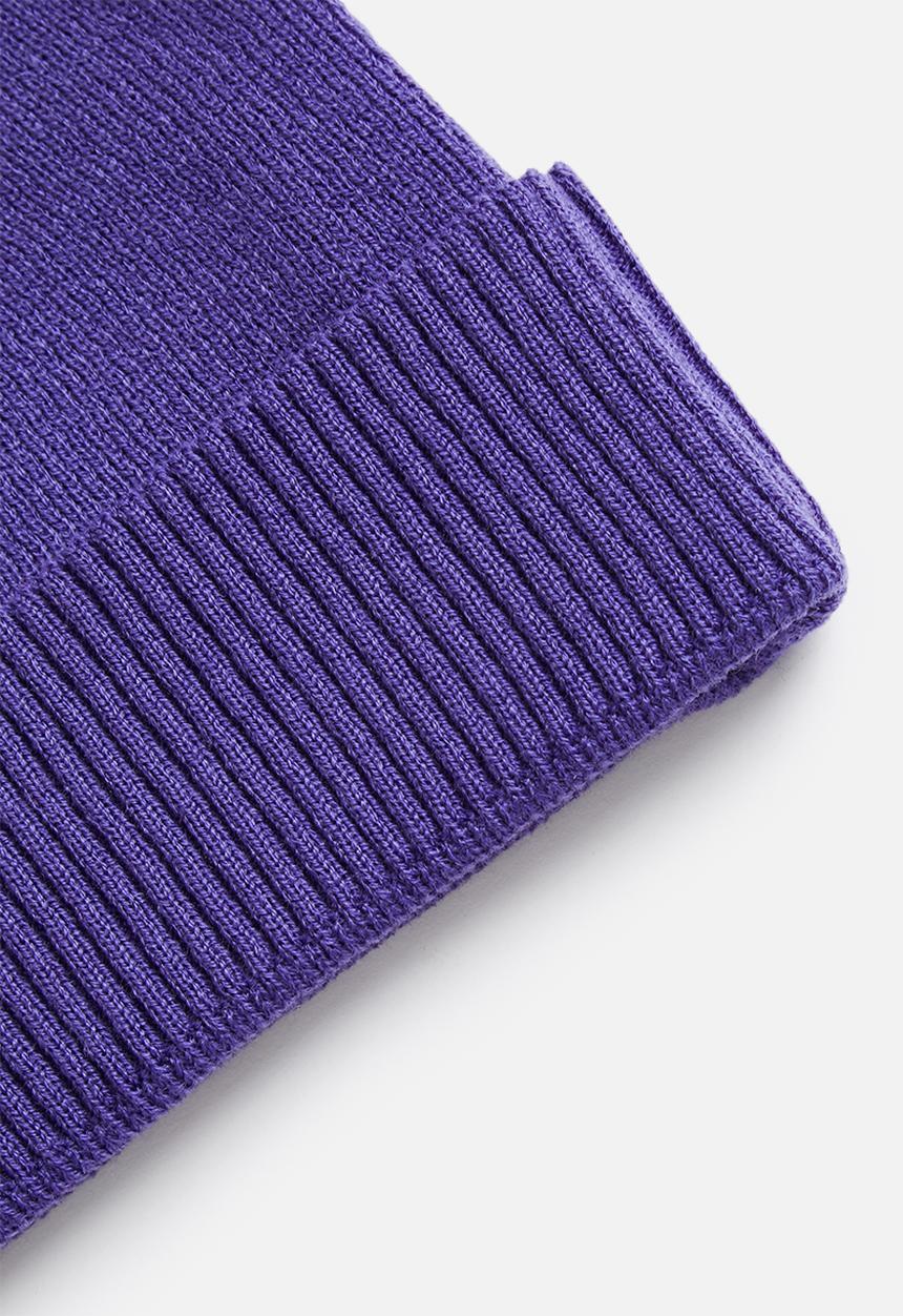Superbalist - Fine rib knit beanie - purple