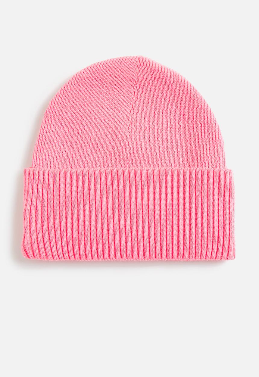 Superbalist - Fine rib knit beanie - pink