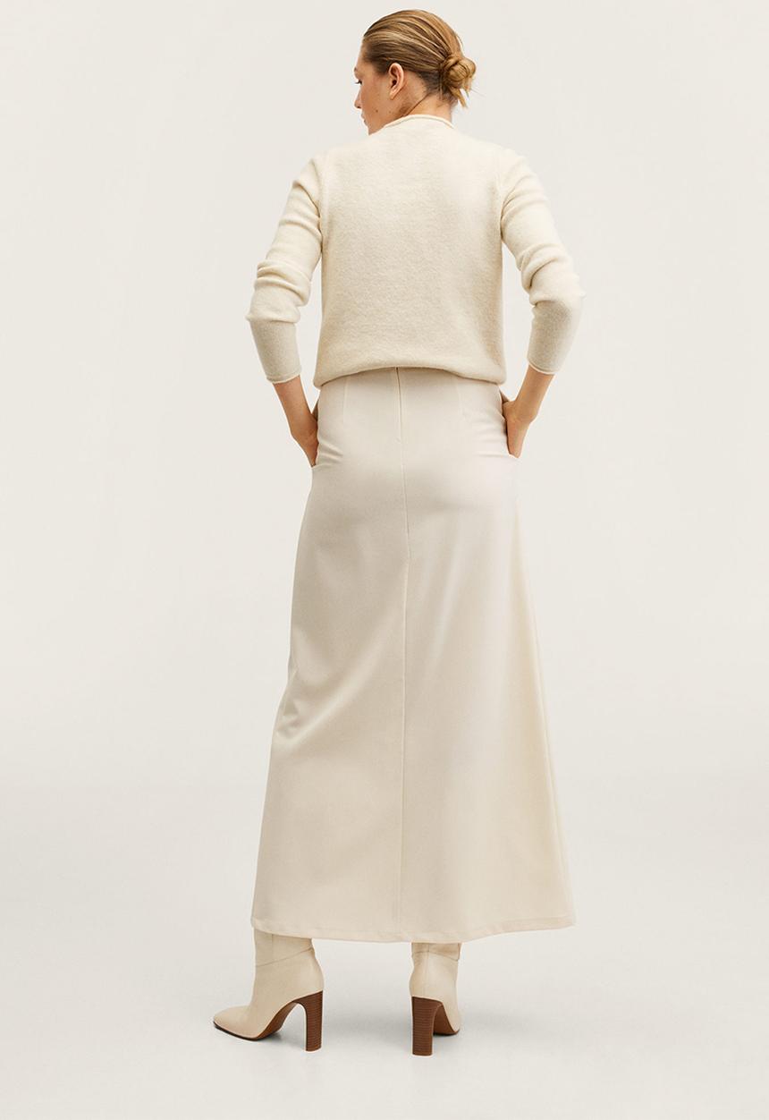 MANGO - Skirt macaron-a - light beige