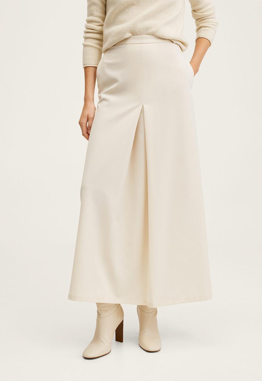 MANGO - Skirt macaron-a - light beige