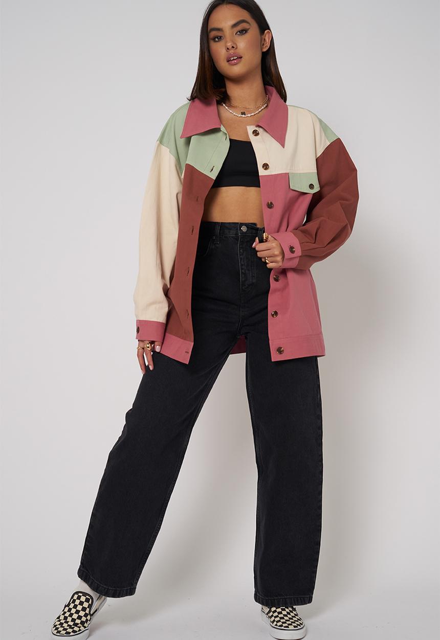 Daisy Street - Colourblock jacket - multi 