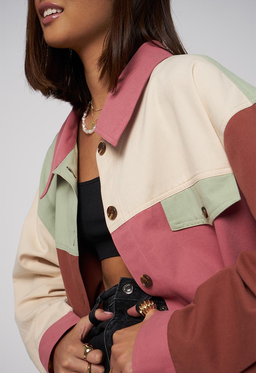 Daisy Street - Colourblock jacket - multi 