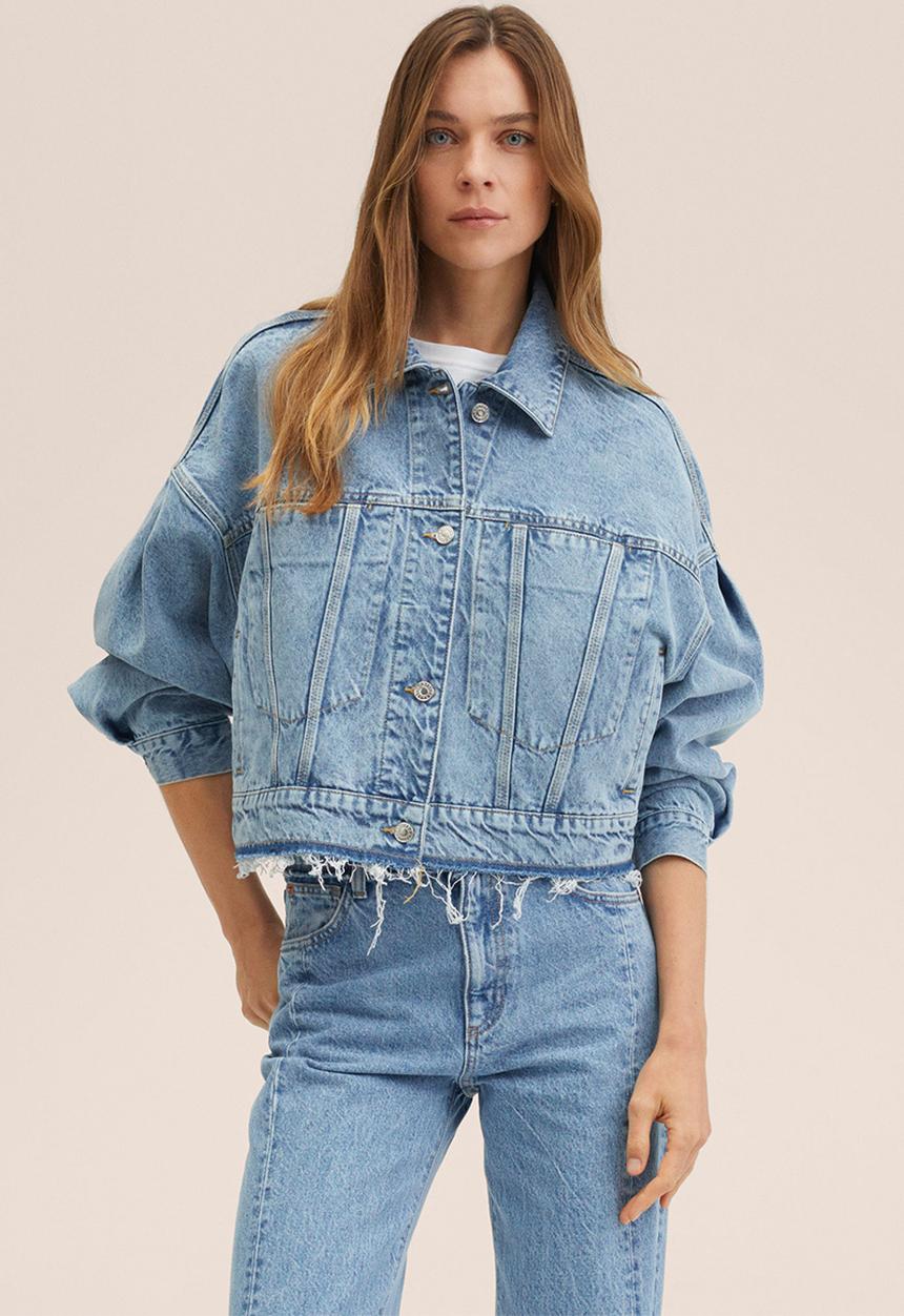 MANGO - Jeans amalien - open blue