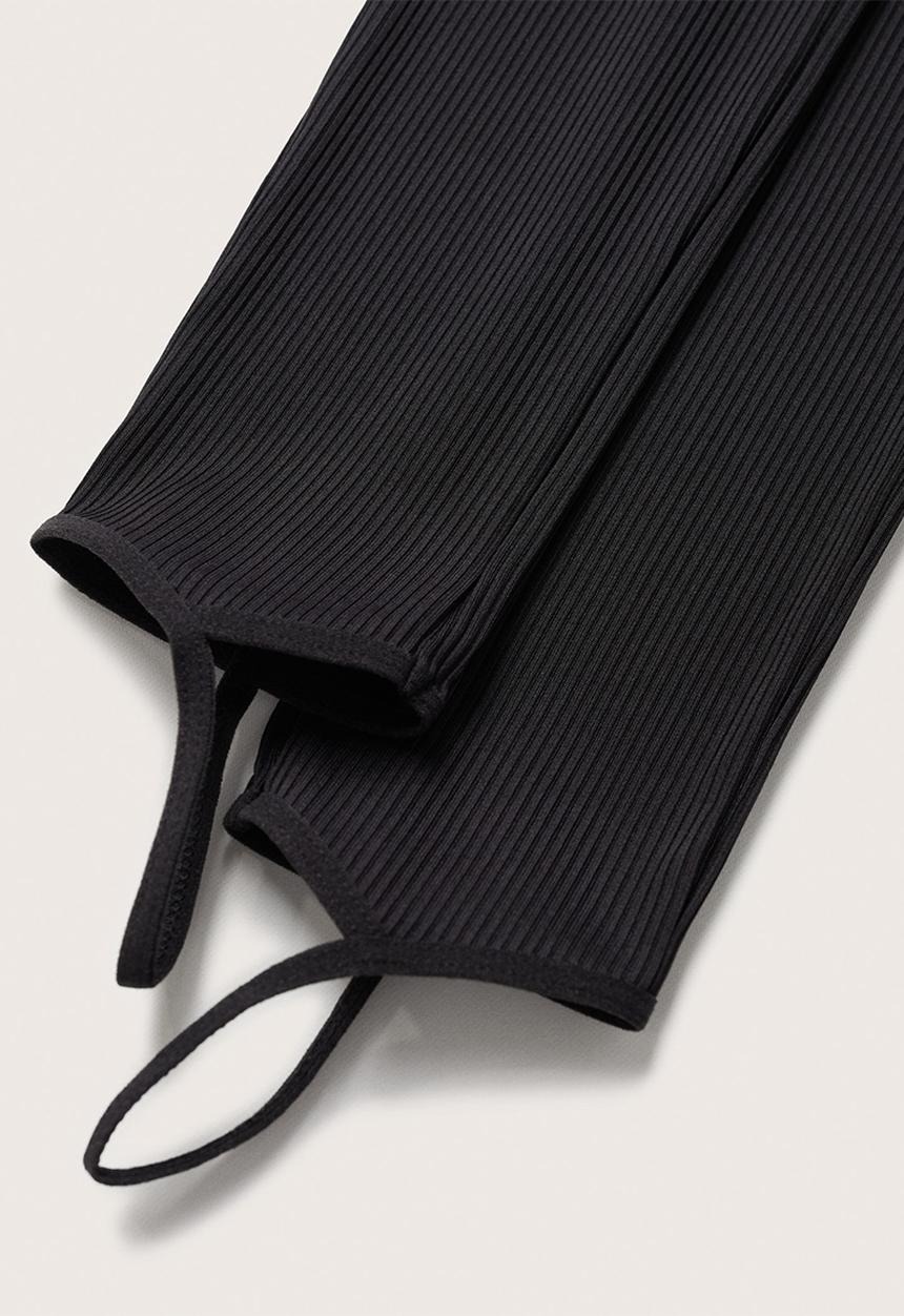 MANGO - Leggings anita - black