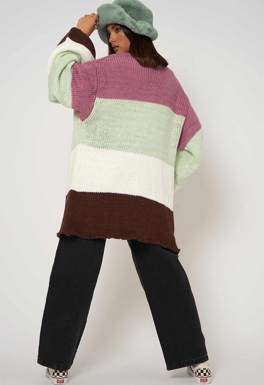Daisy Street - Chunky knit - multi 