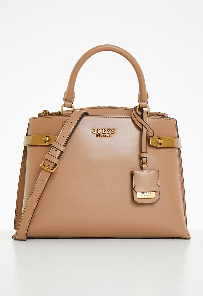 GUESS - Zadie girlfriend satchel - camel