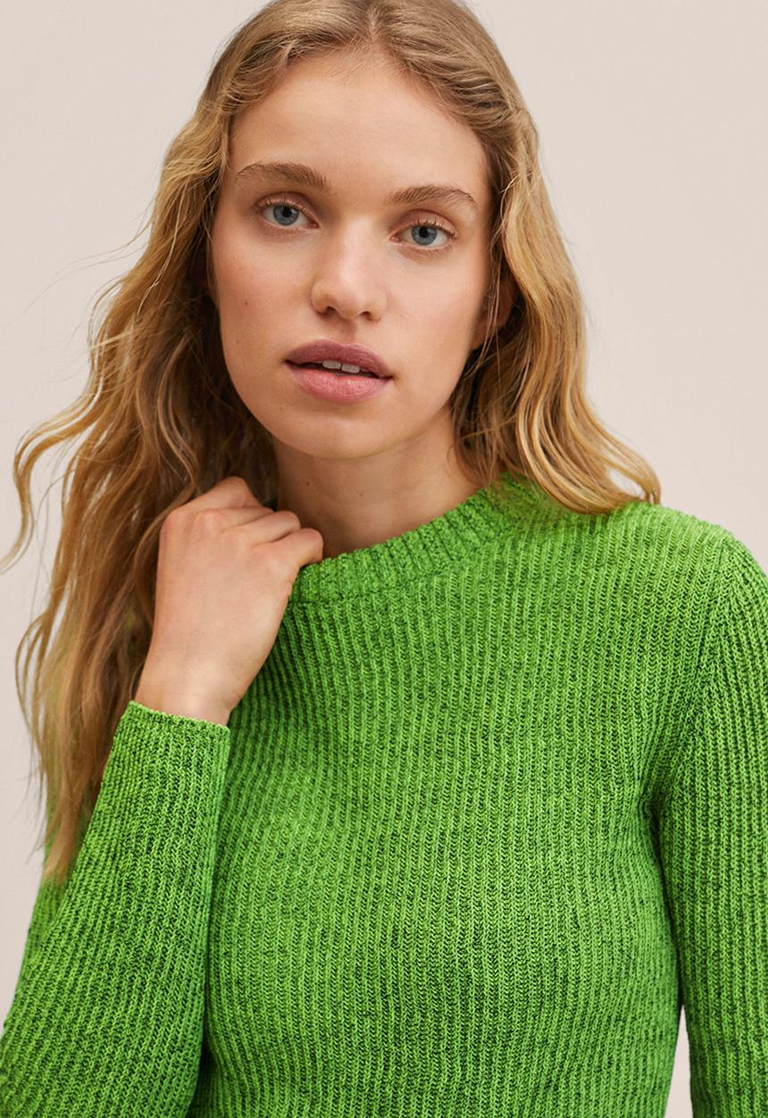MANGO - Sweater petra - green