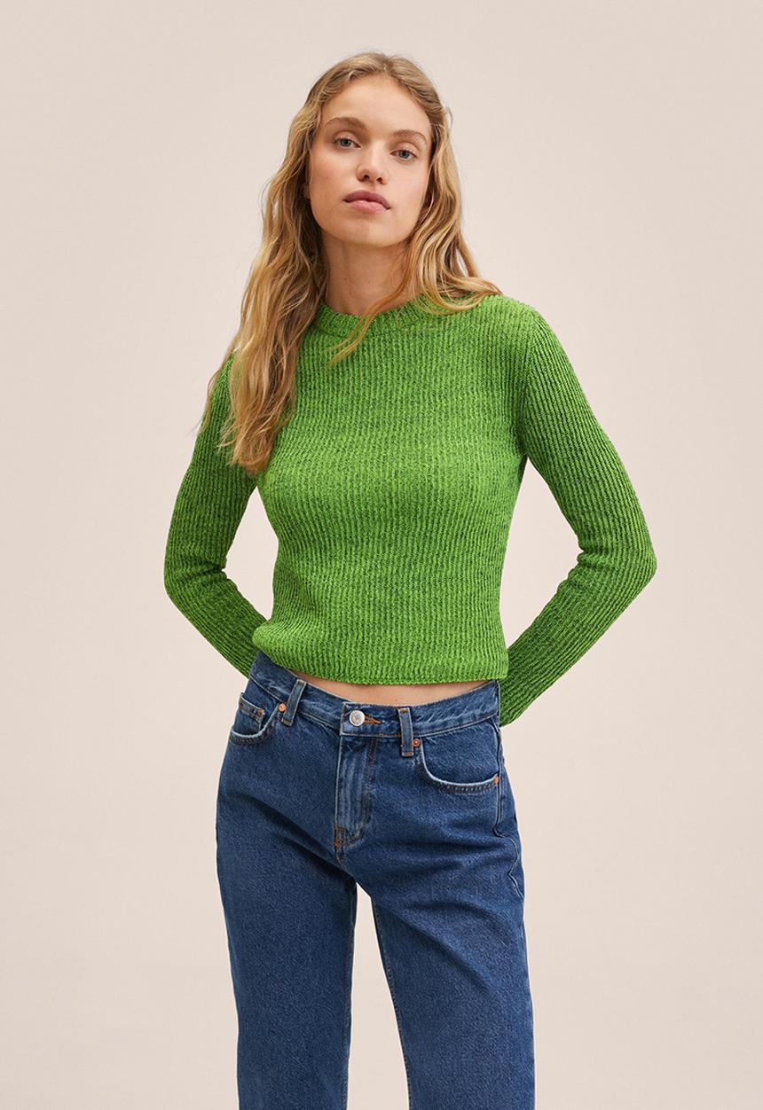 MANGO - Sweater petra - green