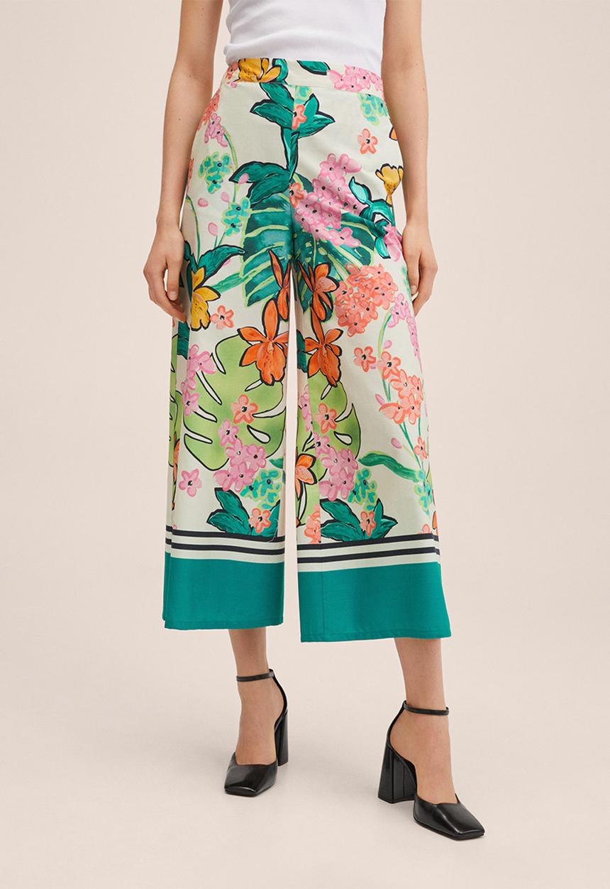 MANGO - Trousers tropi-h - multi 