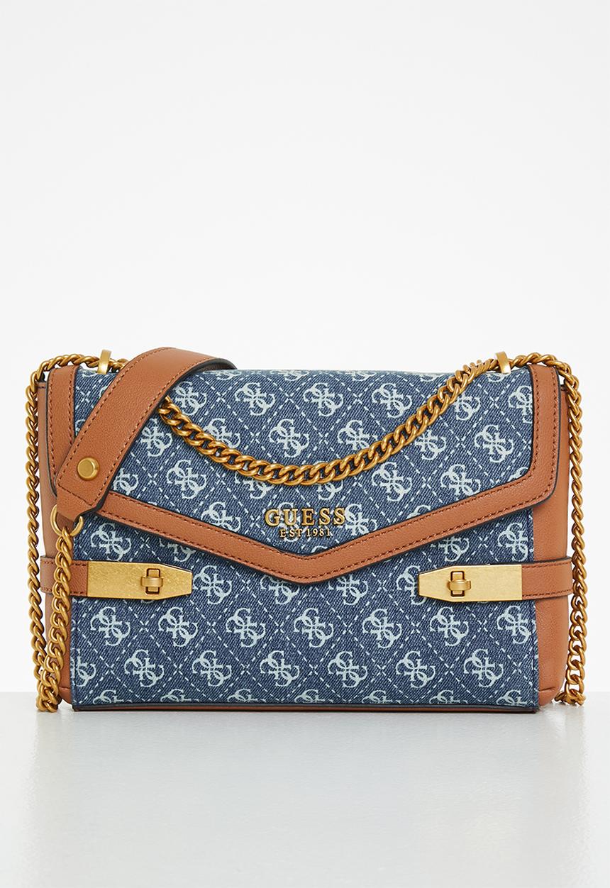 GUESS - Zadie logo convertible crossbody flap - multi 