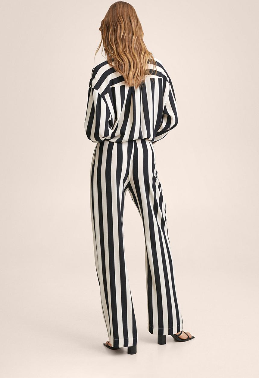 MANGO - Trousers ald - black