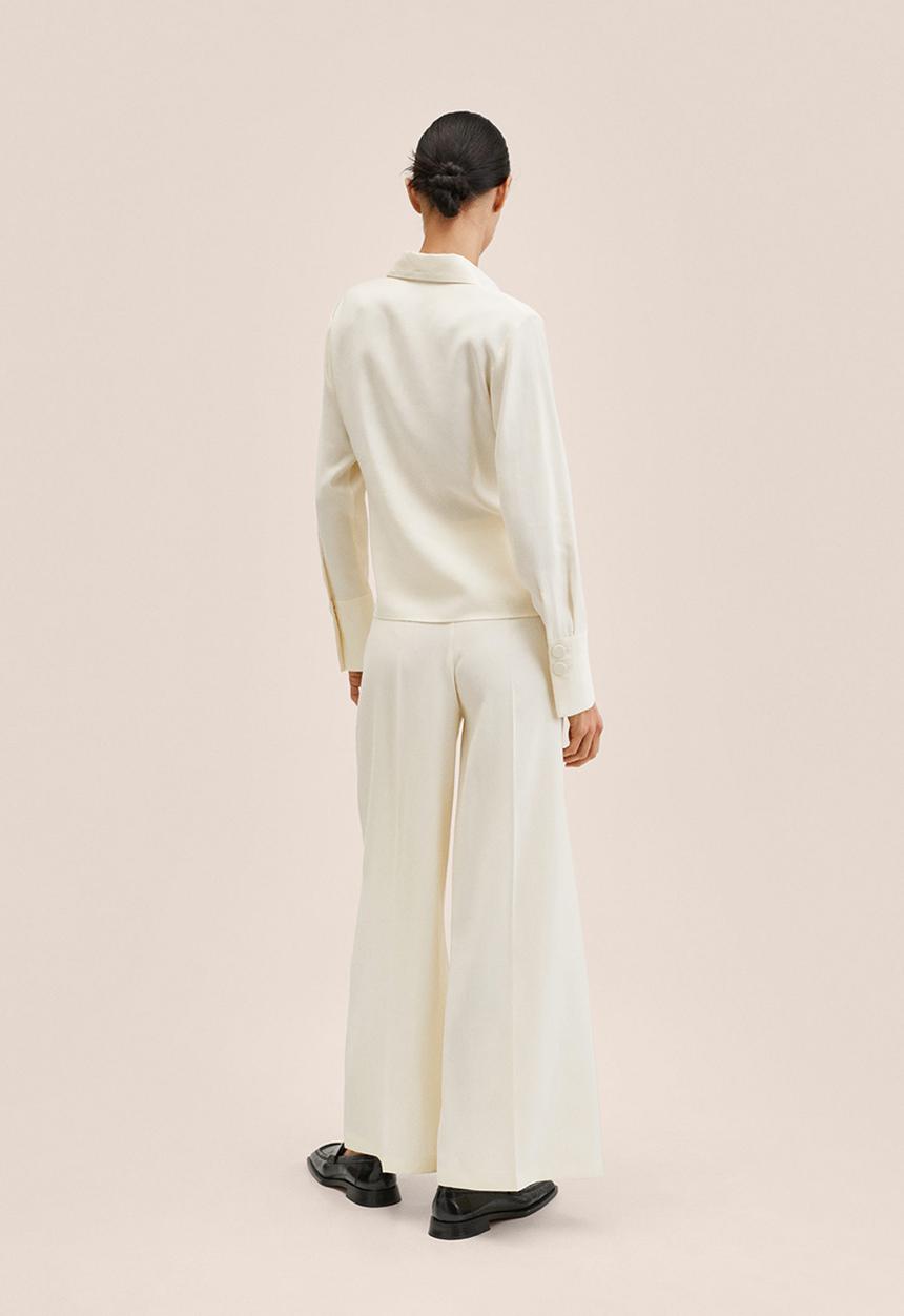 MANGO - Shirt pope-h - natural