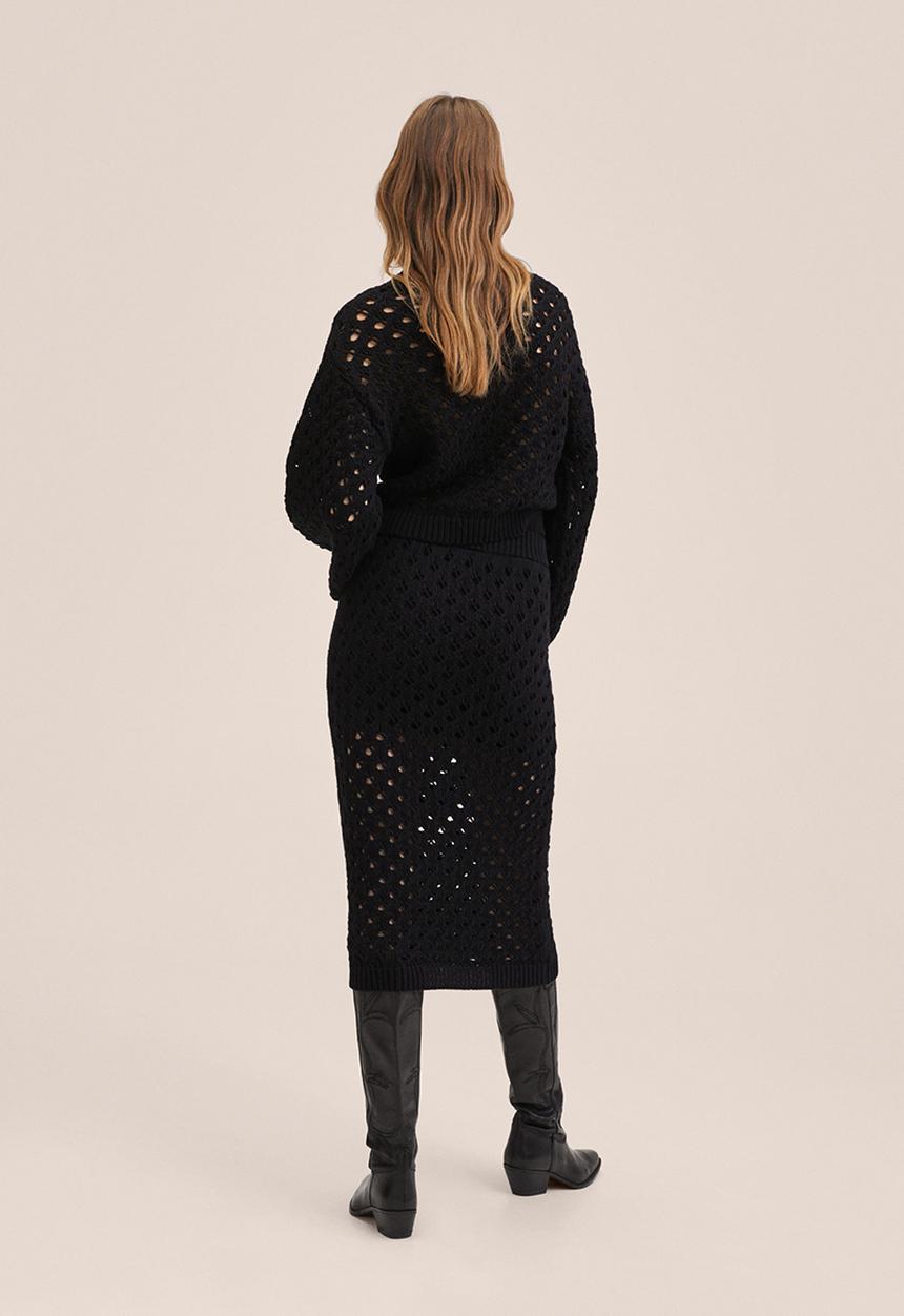 MANGO - Sweater monte - black
