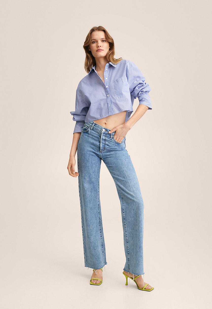 MANGO - Shirt jamecor - medium blue