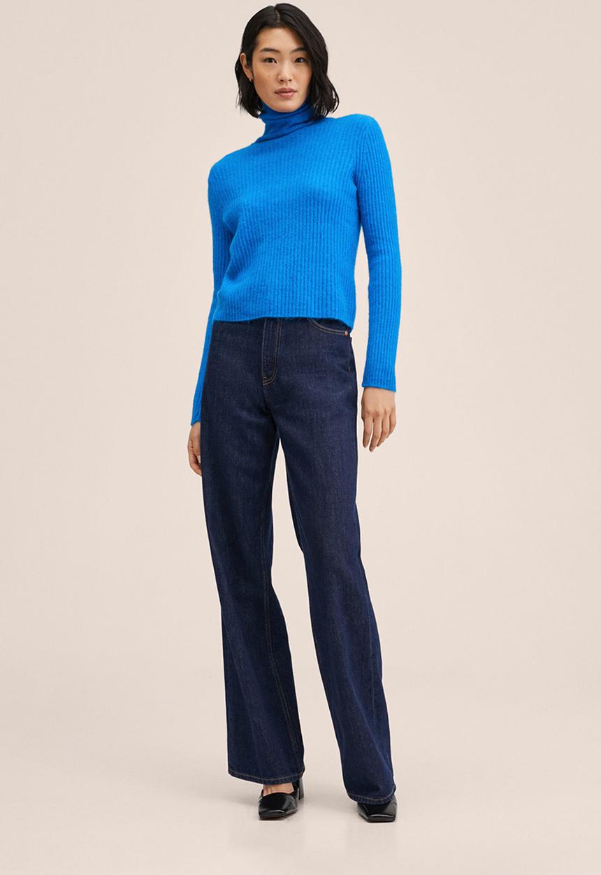 MANGO - Sweater canoli - blue