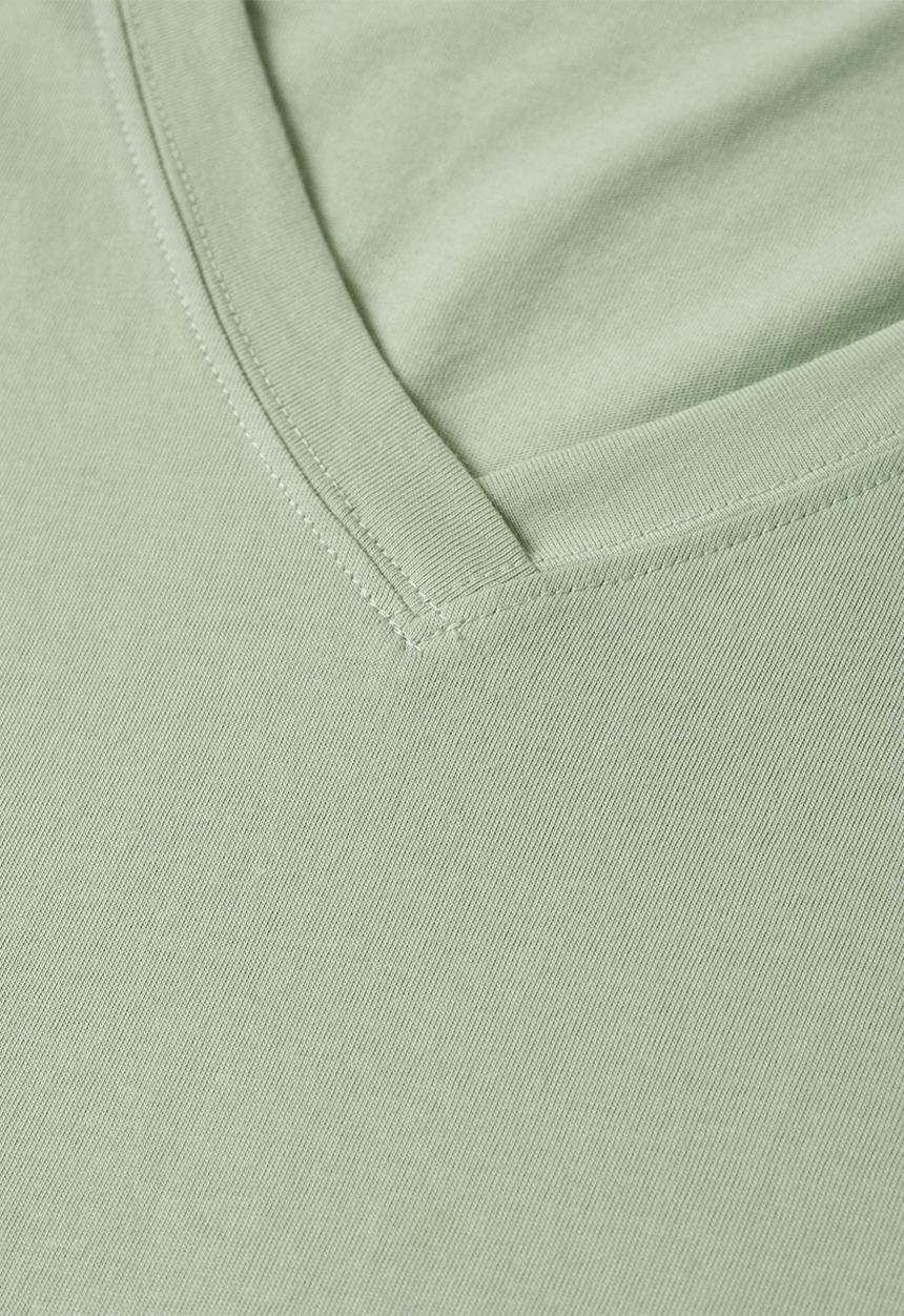 MANGO - Plus t-shirt . chalapi - green 