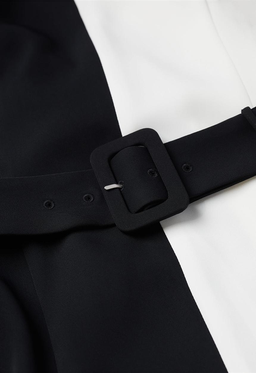 MANGO - Dress yinyan - black