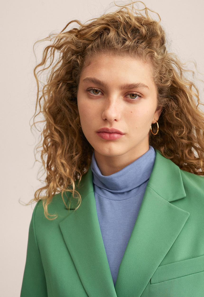 MANGO - Blazer greta - green