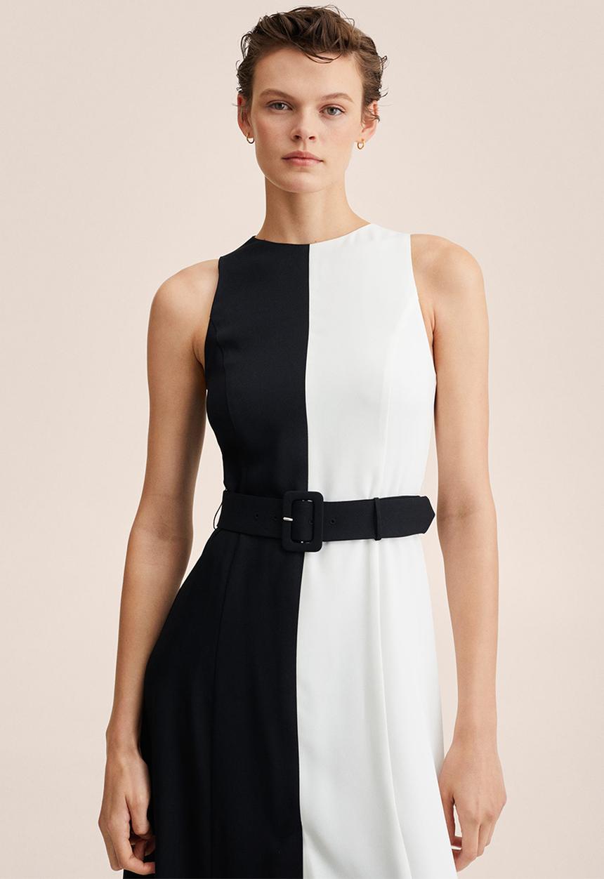MANGO - Dress yinyan - black