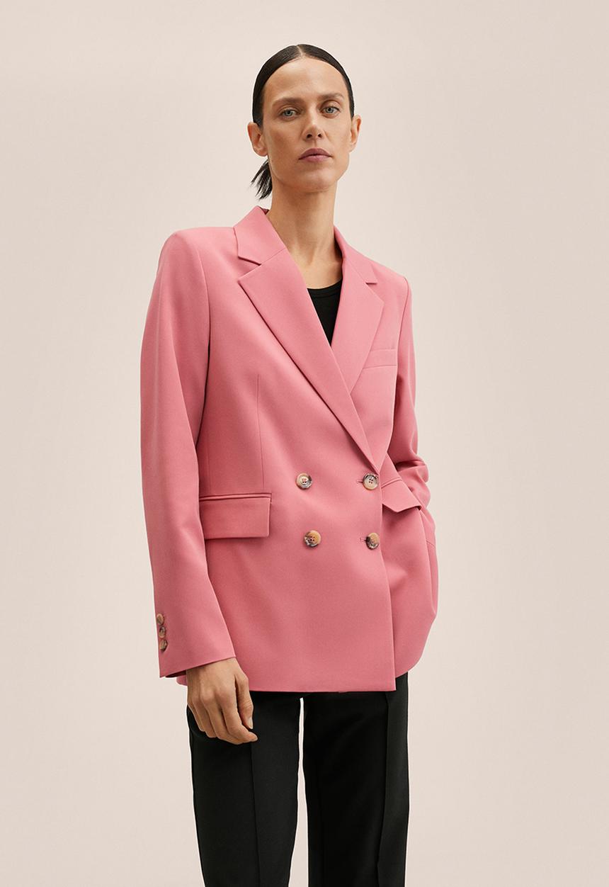 MANGO - Blazer greta - light pastel pink