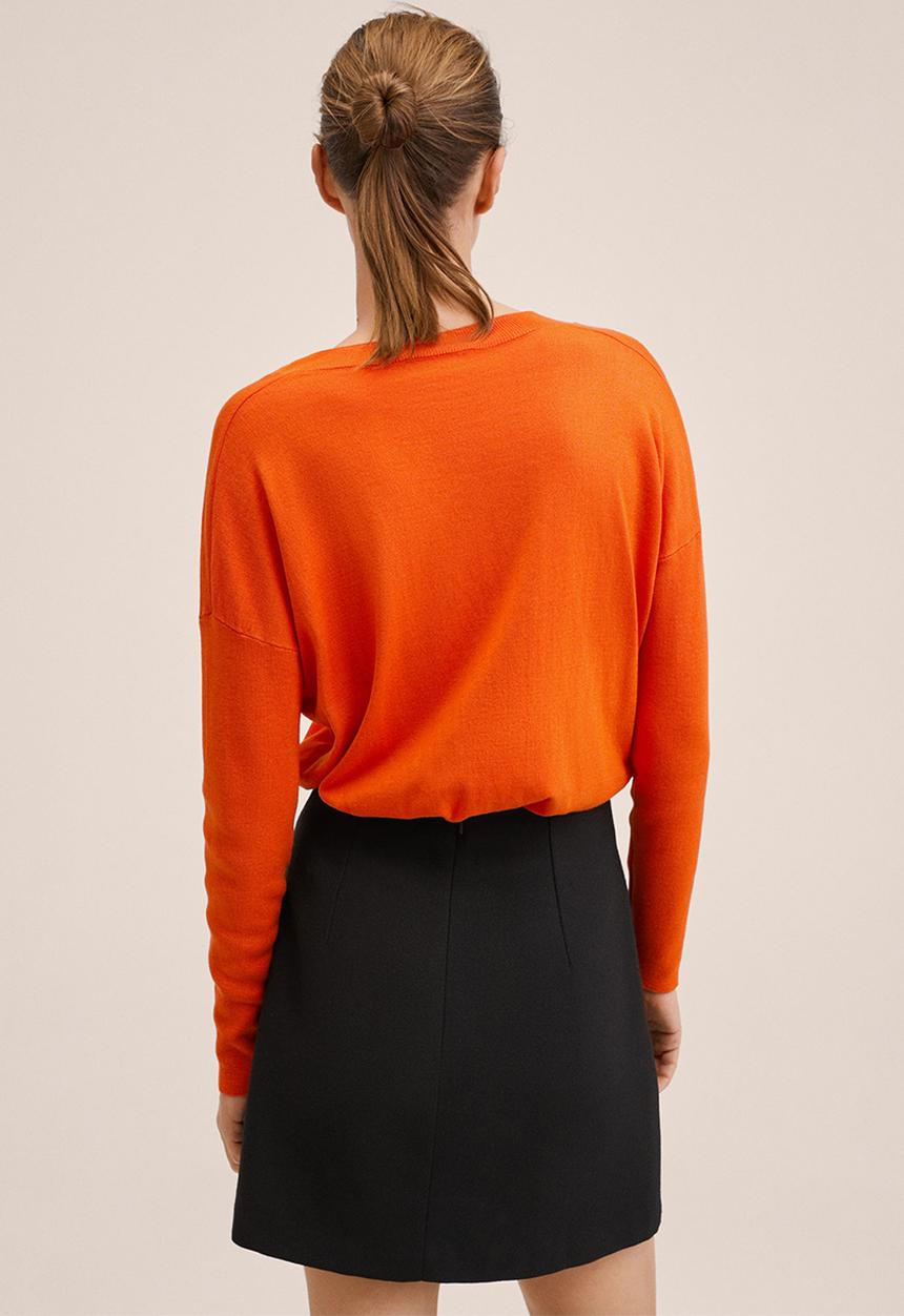 MANGO - Sweater lombia - dark orange