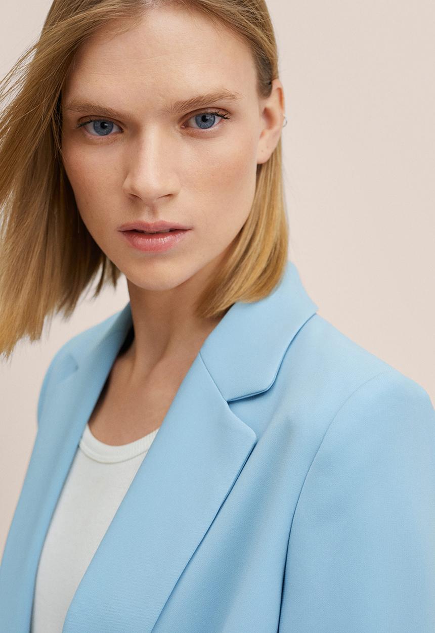 MANGO - Blazer eleonor - light pastel blue