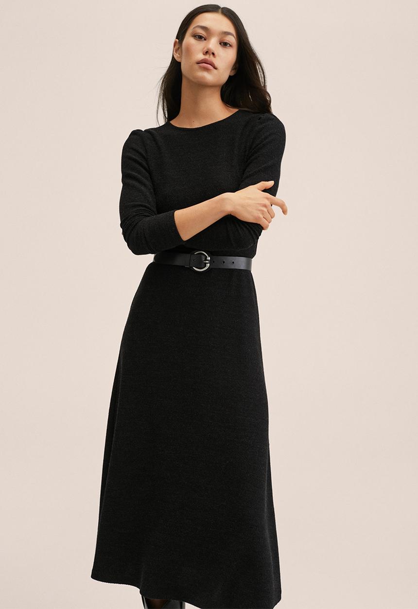 MANGO - Dress yueling - dark grey