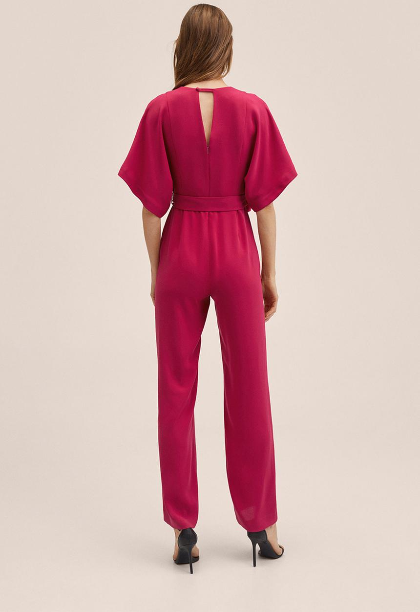 MANGO - One-piece suit garden - bright pink