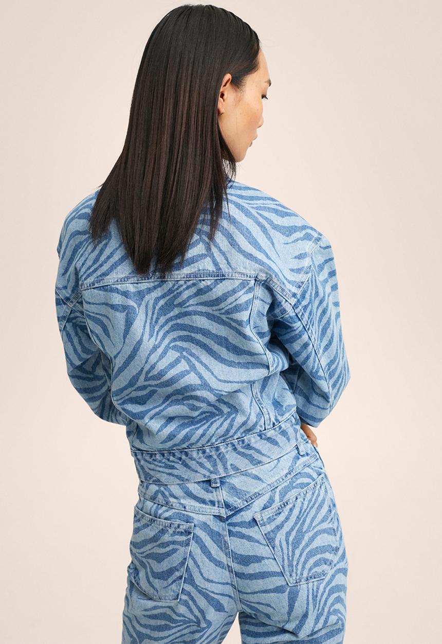 MANGO - Jacket trueno-h - open blue