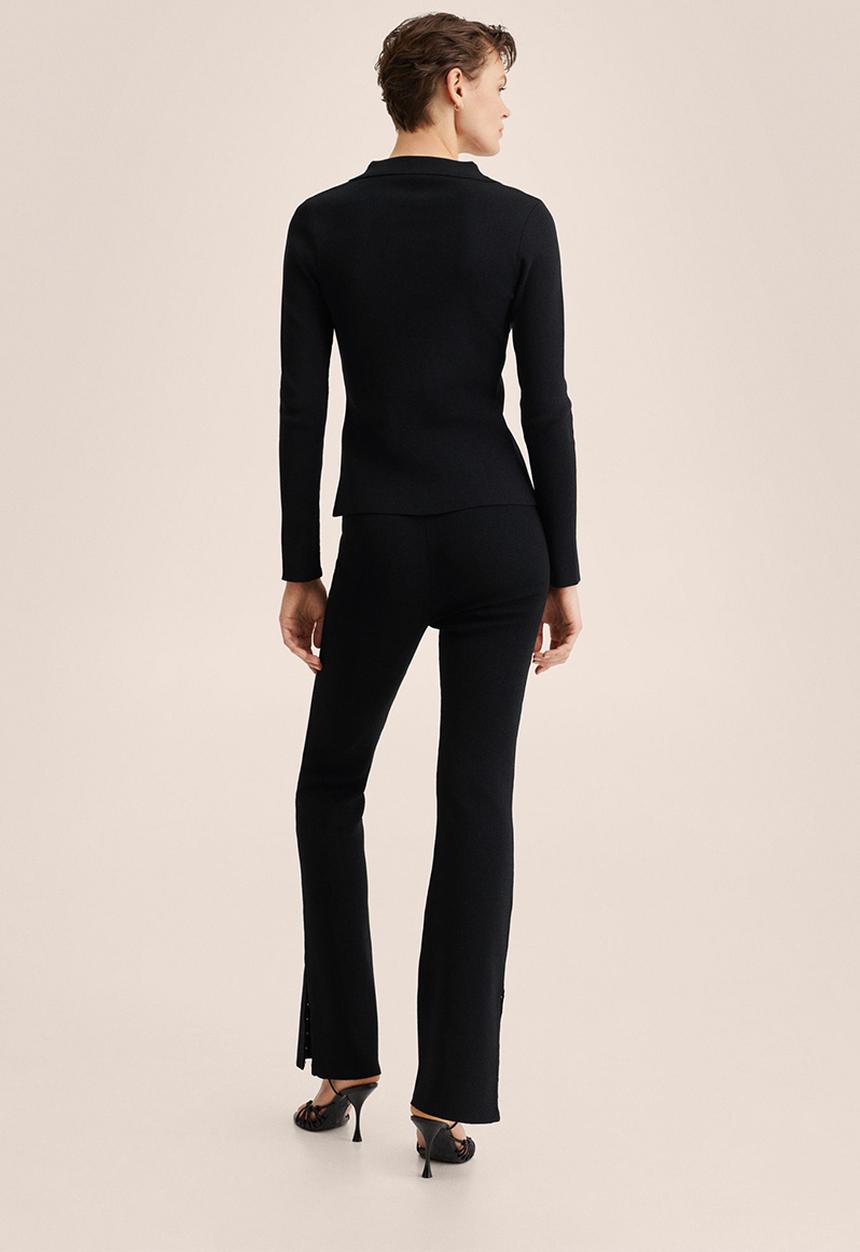 MANGO - Trousers venus - black